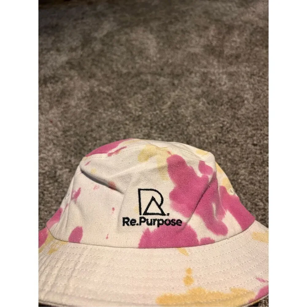 Re Purpose tye dye bucket hat C17-29